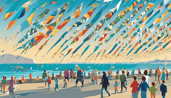 Assistez aux envolées spectaculaires du festival de cerfs-volant à Dieppe