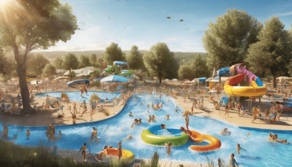 Expérience inoubliable dans un camping avec parc aquatique en Ardèche